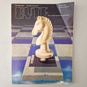 RARE 1978 OCTOBER BYTE MAGAZINE - SMALL SYSTEMS JOURNAL COVER  Vol 3 #10